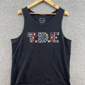 Top Dawg Ent. TDE Stained Glass Black Tank Top Men’s Size XL